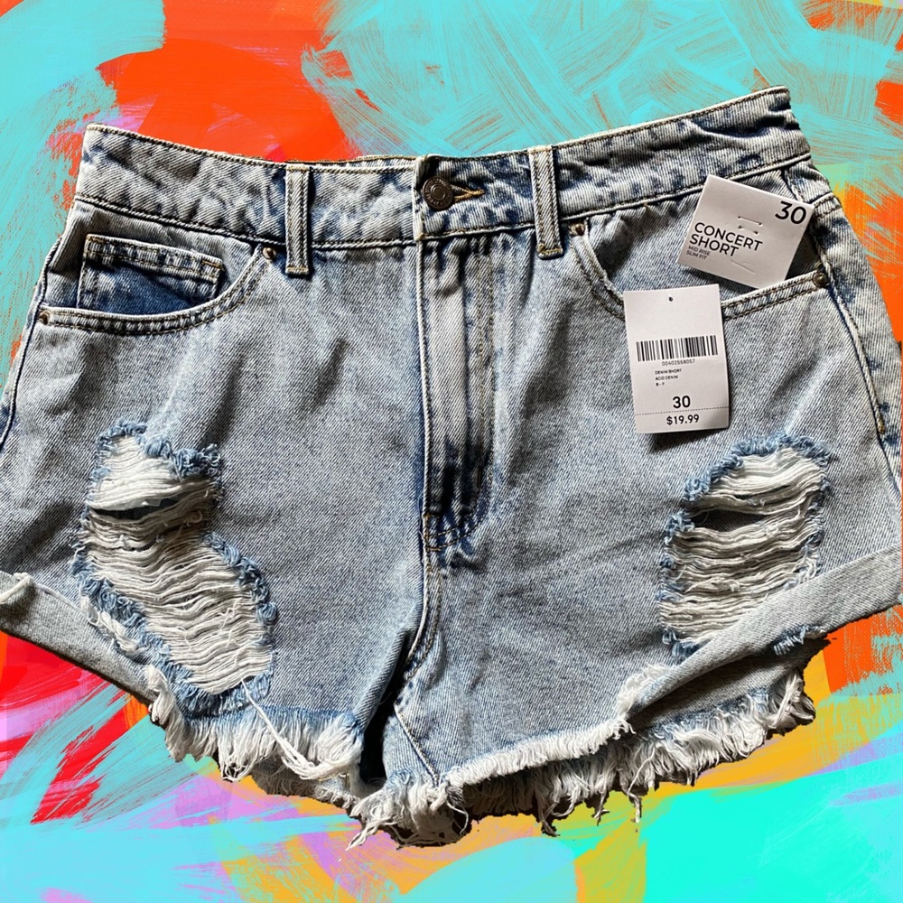 Forever 21 concert shorts size 30